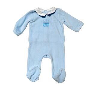 Jacadi Velvet Easter Bunny Footie Pajamas Size 3m